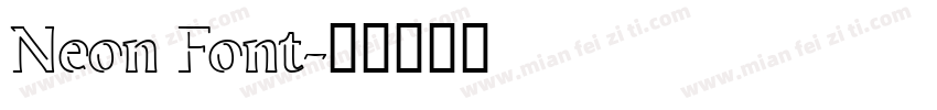Neon Font字体转换